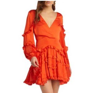 NWT Bardot Nala Long Sleeve Minidress-Size XS